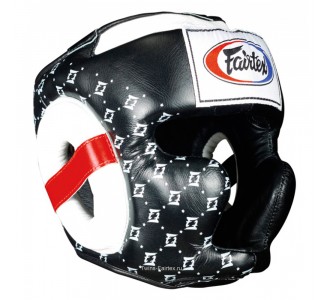 Боксерский шлем Fairtex (HG-10 black)
